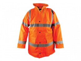 Scan Hi-Vis Motorway Jacket Orange - M (39-41in) WAS 33.99 £23.99